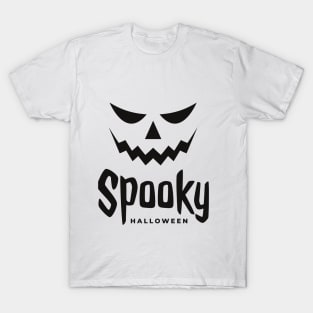 A Smile Spooky Face Halloween T-Shirt